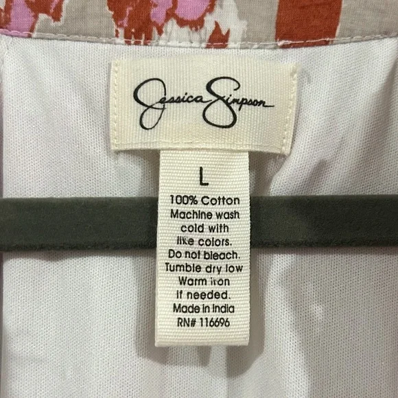 Jessica Simpson Pink and White Patterned Dress - Picture 3 of 3